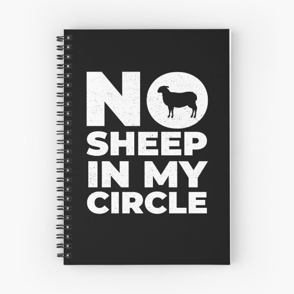 Item preview, No Sheep In My Circle Political Saying designed and sold by ZETTIF ⭐⭐⭐⭐⭐.