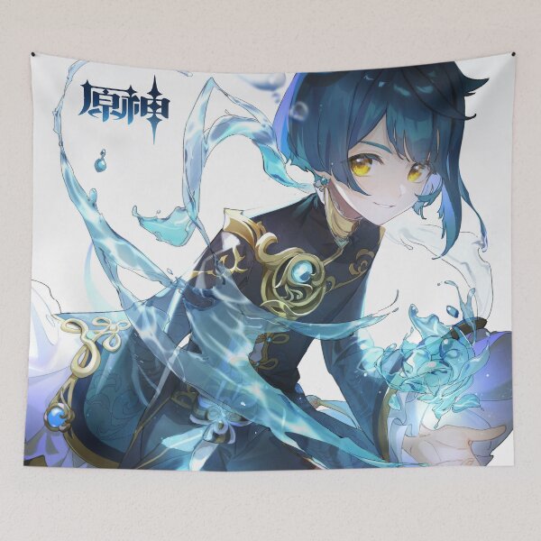Item preview, Genshin Impact - Xingqiu Official Birthday Artwork 2021 designed and sold by Krimsy.