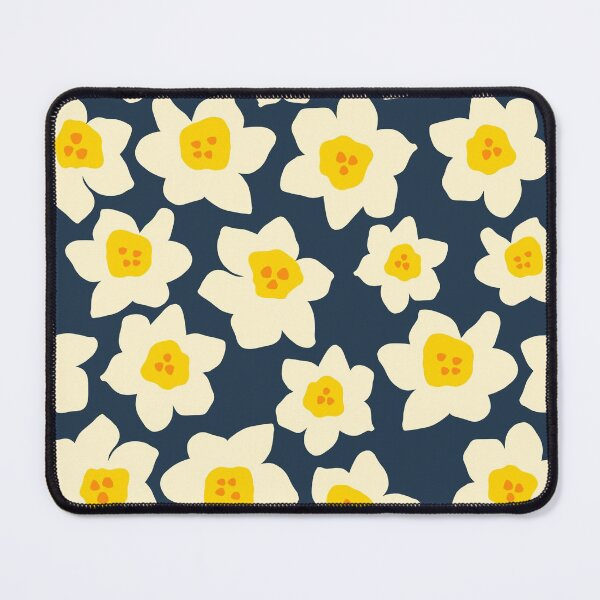 Item preview, Narcisos en azul marino designed and sold by zhSurfaceDesign.