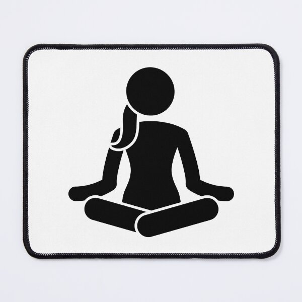 Item preview, Yoga woman - Stickman Black Version designed and sold by Stickman--.