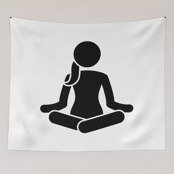 Item preview, Yoga woman - Stickman Black Version designed and sold by Stickman--.