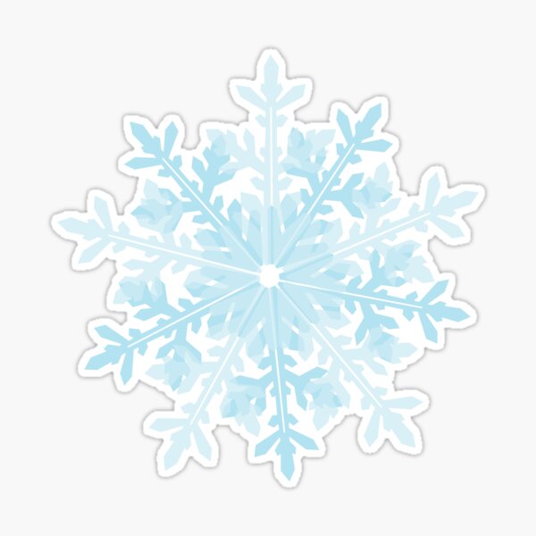 Snowflake Sticker for Sale by littlethe0