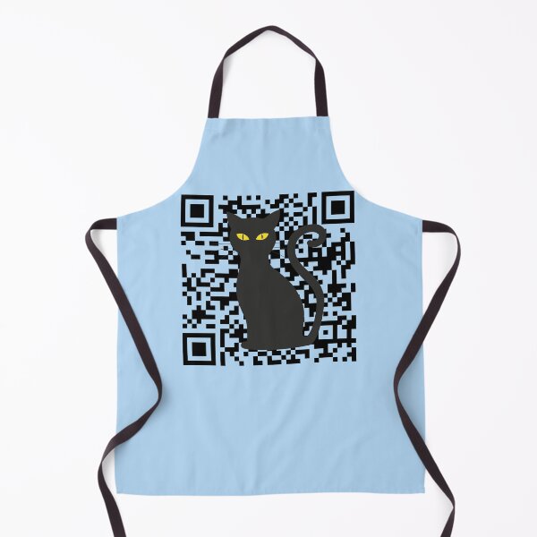 Item preview, Black Cat Peeking Qr Generator, You Asleep Yet? designed and sold by DiensDesign.