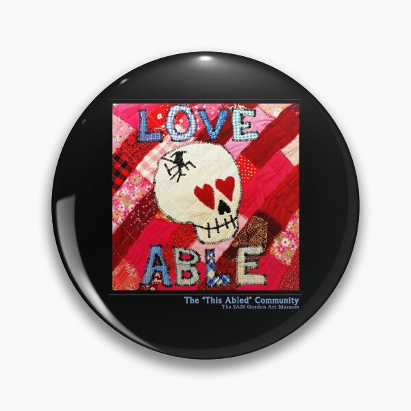 Item preview, I am This Abled: Love Able (red) designed and sold by SAMGordonART.