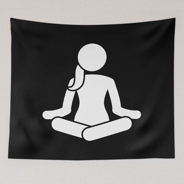 Item preview, Yoga woman - Stickman White Version designed and sold by Stickman--.