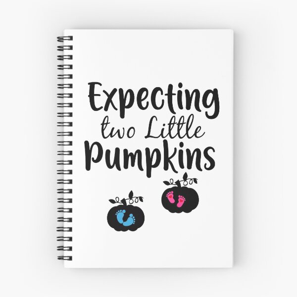Aperçu de l'œuvre Attendant deux petites citrouilles - Cadeau d'Halloween drôle - Cadeau d'Halloween pour femme enceinte créée et vendue par TimaDesign.