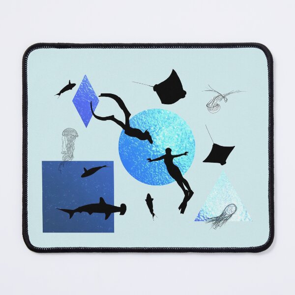 Item preview, Freediving Couple in Ocean designed and sold by Arkneer.