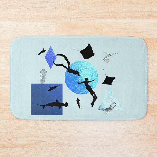 Item preview, Freediving Couple in Ocean designed and sold by Arkneer.