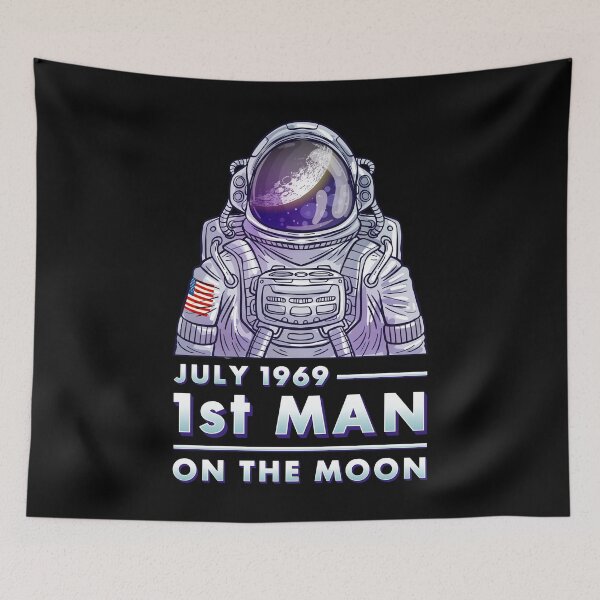 Item preview, Astronaut 1969 First Man on the Moon designed and sold by KelsieOneil.