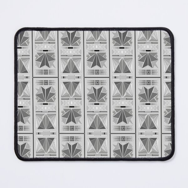 Item preview, gray zuni tribal pattern designed and sold by vincentbiollaz.