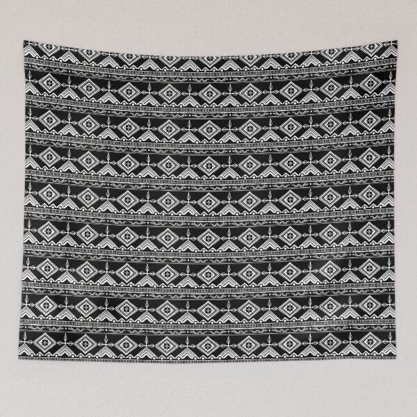 Item preview, Black & White Aztec Pattern designed and sold by ForFunDesigns.