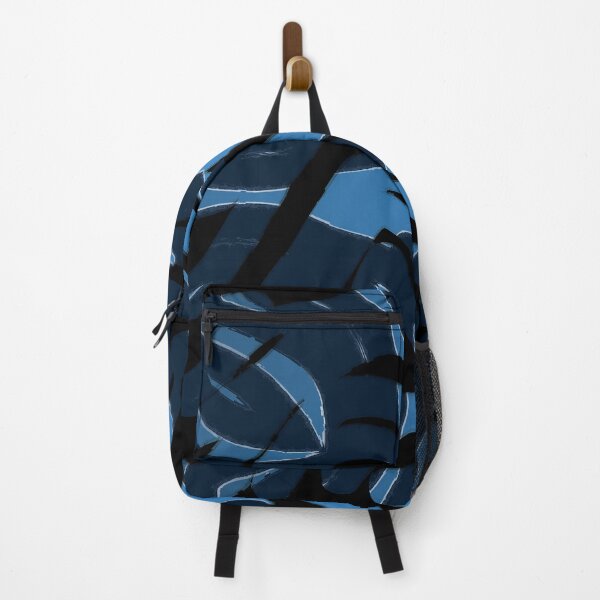 Item preview, Abstract Blues and Black camouflage style pattern designed and sold by CottagePop.