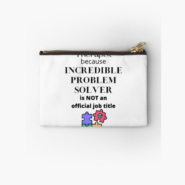Item preview, ABA Therapist because Incredible Problem Solver is Not an official job title designed and sold by BLACKEARTHMO.