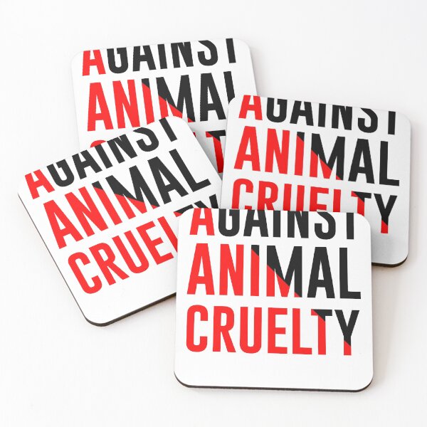 Item preview, Against Animal Cruelty designed and sold by BLACKEARTHMO.