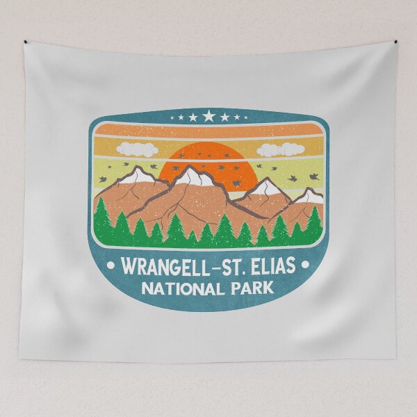 Item preview, Wrangell–St. Elias National Park Alaska Vintage Sunset designed and sold by Dexter Freeman.