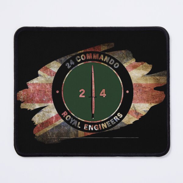 Item preview, 24 Commando Royal Engineers on Union jack designed and sold by PinnockDesigns.