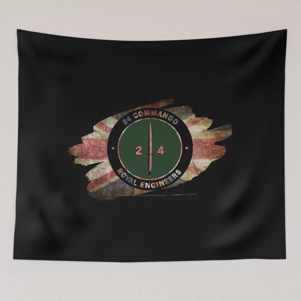 Artikelvorschau, 24 Commando Royal Engineers auf Union Jack entworfen und verkauft von PinnockDesigns.