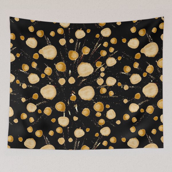 Item preview, Abstract of meteorites in galaxy designed and sold by Trianglegreen.