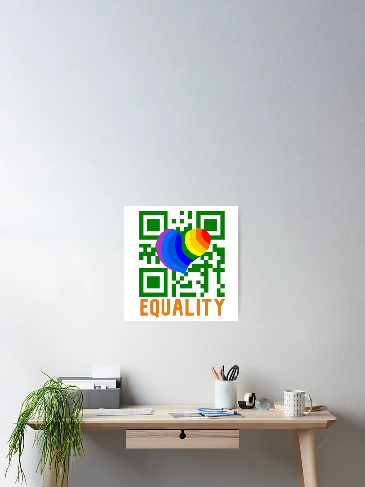 Thumbnail 2 of 3, Poster, Equality Pride Qr Code Generator Qr Code Generator Qr Code Generator Qr Code Generator Qr Code Generator Qr Code Generator Qr Code Generator Qr Code designed and sold by DiensDesign.