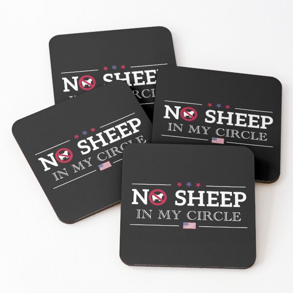 Item preview, No Sheep In My Circle Funny Sarcastic for man and woman  designed and sold by Looks-great.