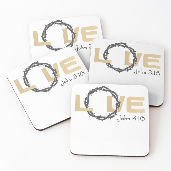 Item preview, Christian Design - Unconditional Love - Bible Verse John 316 designed and sold by BLACKEARTHMO.
