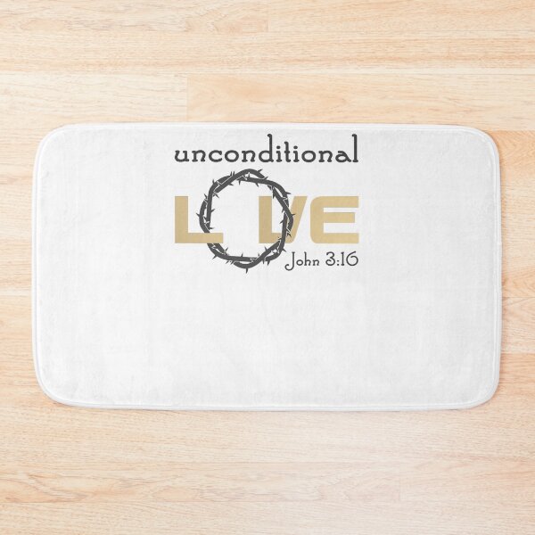 Item preview, Christian Design - Unconditional Love - Bible Verse John 316 designed and sold by BLACKEARTHMO.