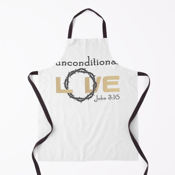 Item preview, Christian Design - Unconditional Love - Bible Verse John 316 designed and sold by BLACKEARTHMO.