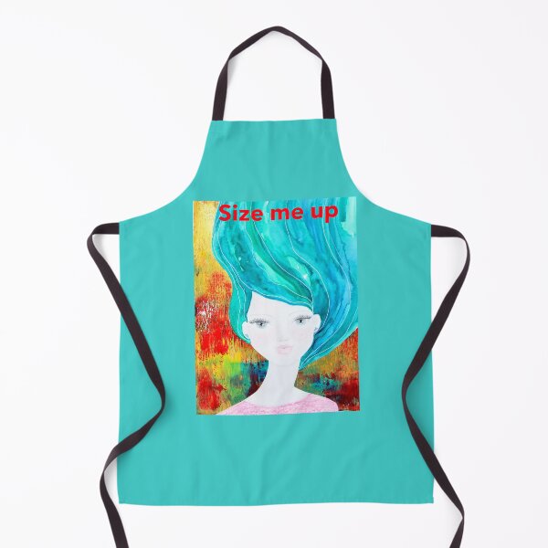 Item preview, "Size me up" - beautiful female face drawing by CoolCleverCute designed and sold by CoolCleverCute.
