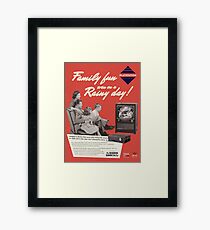Neo Retro - 1960s PlayStation Ad Framed Print