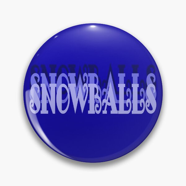 Item preview, SNOWBALLS 5 blue designed and sold by AndPeace702.