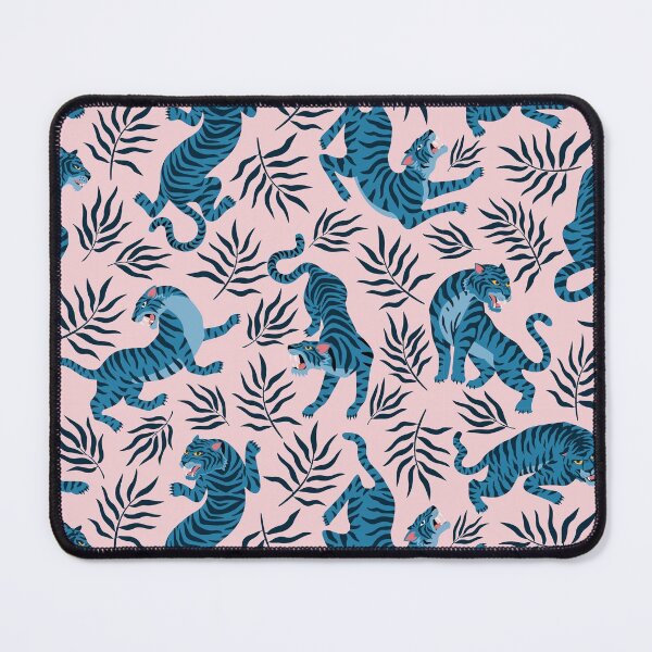 Item preview, Asian tigers and tropical leaves designed and sold by AngelinaBambina.