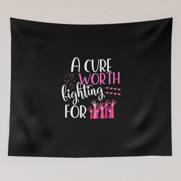 Item preview, A Cure Worth Fighting For | In October We Wear Pink | Nobody Fights Alone designed and sold by DigitalGemShop.