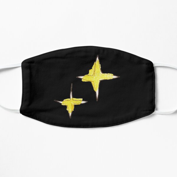 wunderworld stars little sparkles logo Flat Mask