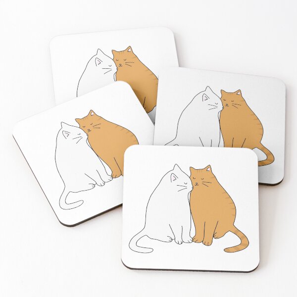 Item preview, Cats Snuggling  designed and sold by StickerHome.