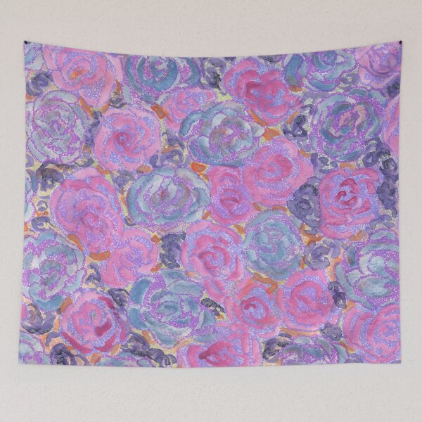 Item preview, Roses in Purple and Pink designed and sold by LymphomaLass.