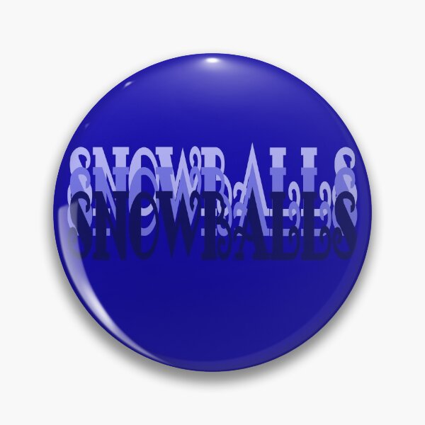 Item preview, SNOWBALLS 6 blue designed and sold by AndPeace702.