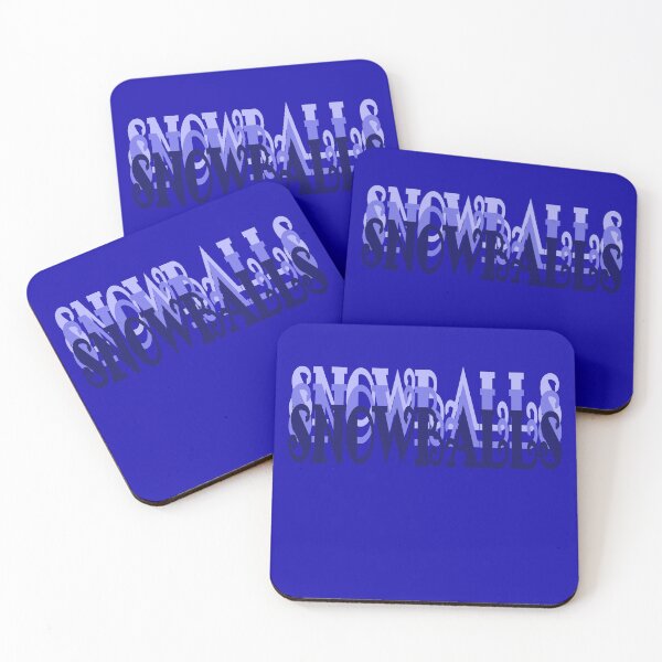 Item preview, SNOWBALLS 6 blue designed and sold by AndPeace702.
