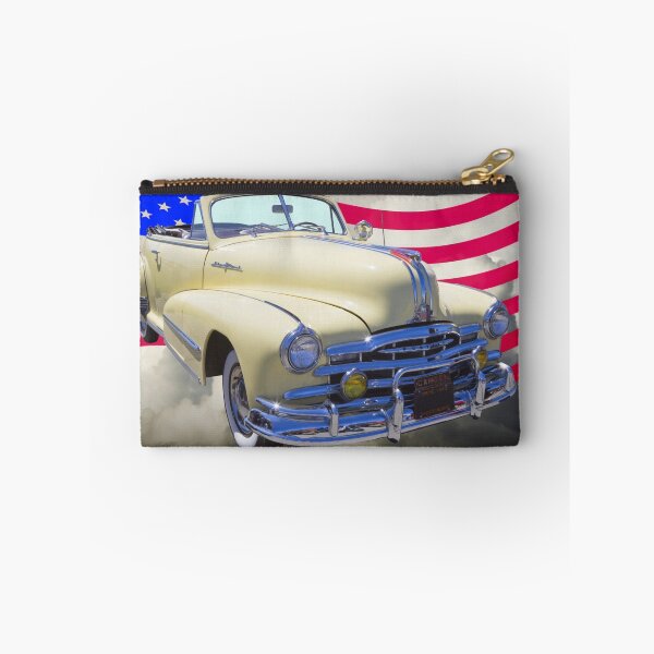 Item preview, 1948 Pontiac Silver Streak With American Flag designed and sold by KWJphotoart.