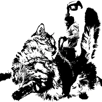 Artwork thumbnail, Cat Rider by Pakuro