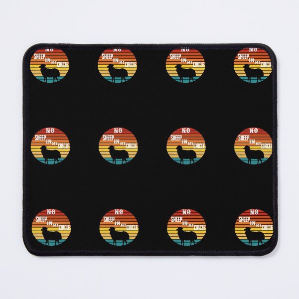 Item preview, No Sheep In My Circle. Retro Style Funny Sheep designed and sold by Mohamedprf.