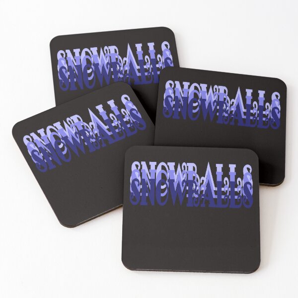 Item preview, SNOWBALLS 6 black  designed and sold by AndPeace702.