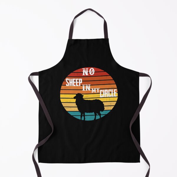 Item preview, No Sheep In My Circle. Retro Style Funny Sheep designed and sold by Mohamedprf.