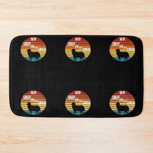 Item preview, No Sheep In My Circle. Retro Style Funny Sheep designed and sold by Mohamedprf.