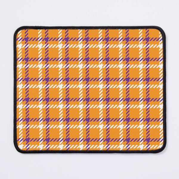 Item preview, Halloween Orange Purple White Check Square Pattern designed and sold by Moyanana.