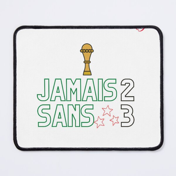 Item preview, Algeria Football, Jamais Deux Sans Trois designed and sold by Naked-Alien.