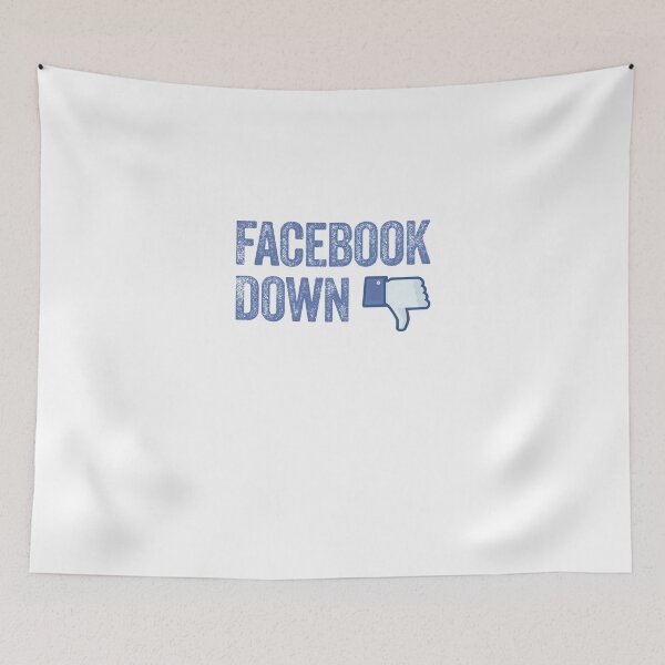 Item preview, Facebook Down designed and sold by BLACKEARTHMO.