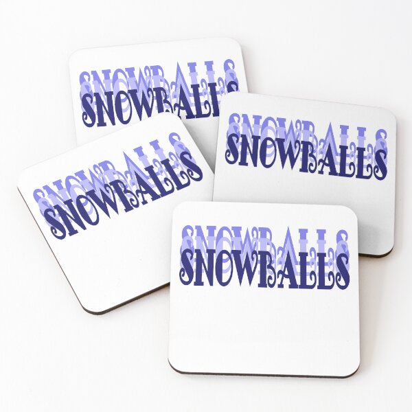 Item preview, SNOWBALLS 7 white designed and sold by AndPeace702.