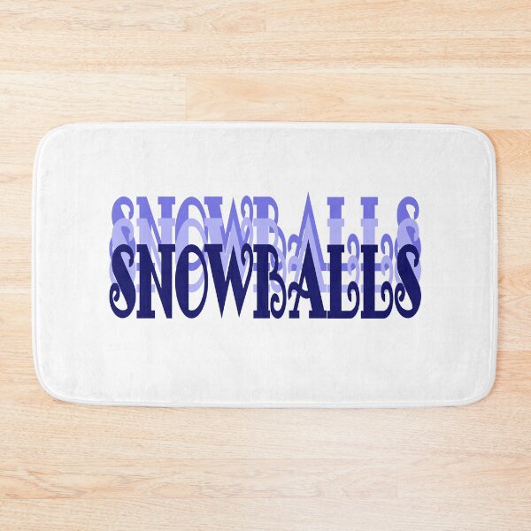 Item preview, SNOWBALLS 7 white designed and sold by AndPeace702.