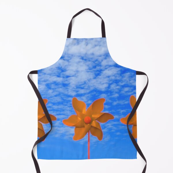 Item preview, Orange Windmills Bring Good Wind Art Print designed and sold by ALEX PHOTO DREAMS.