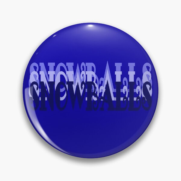 Item preview, SNOWBALLS 7 blue designed and sold by AndPeace702.
